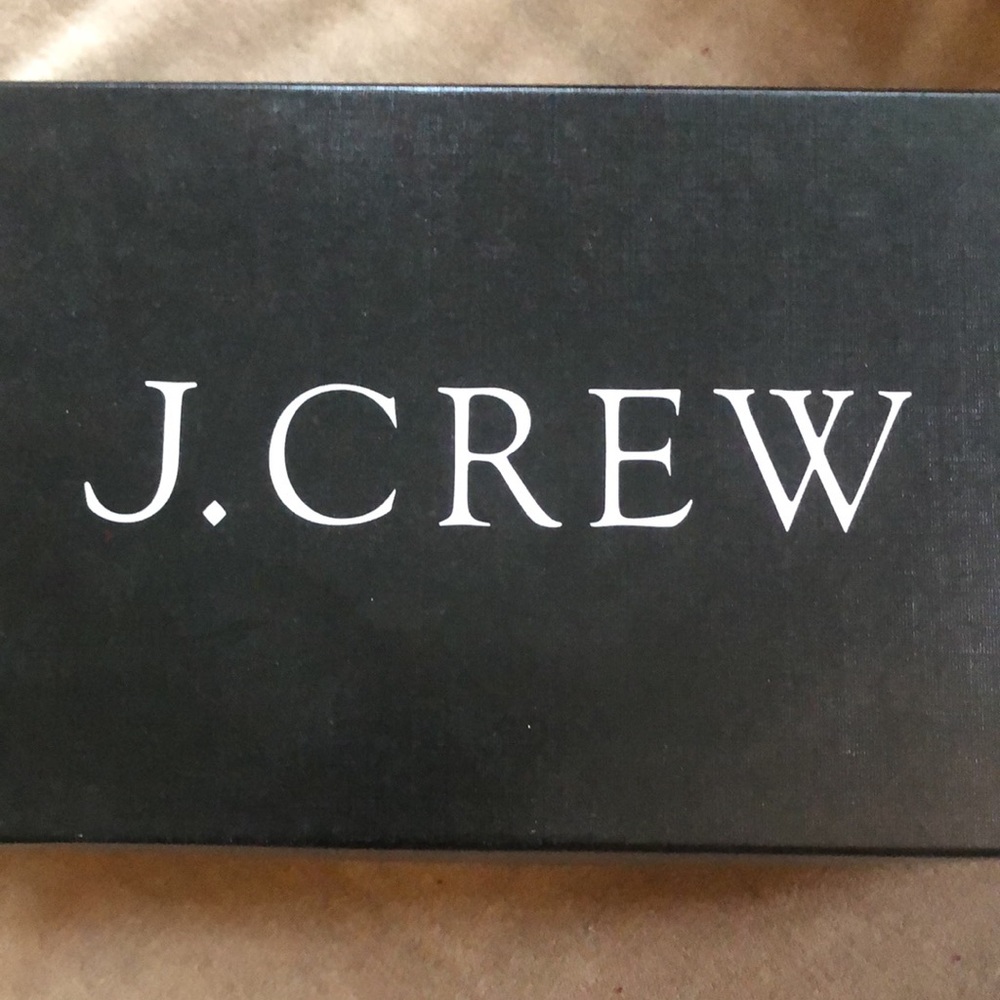 J. Crew Blue Suede Ballet Flats with Gold Accent - Picture 5 of 8